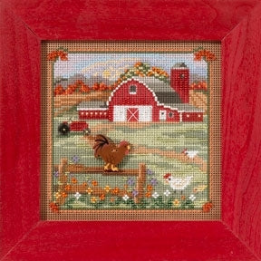 Country Morning counted cross stitch kit