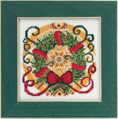 Winter Mandala counted cross stitch kit