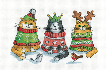 Christmas Jumpers counted cross stitch chart
