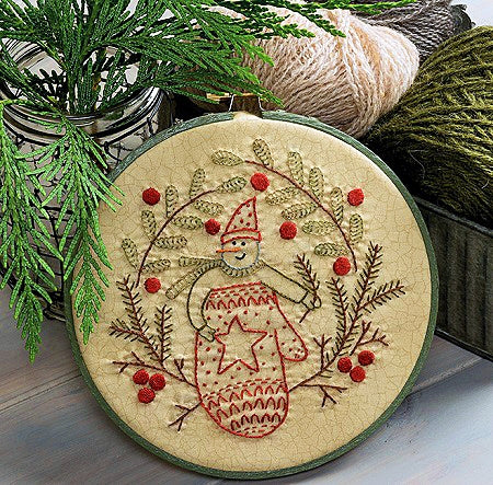 Stitches from the Yuletide embroidery book