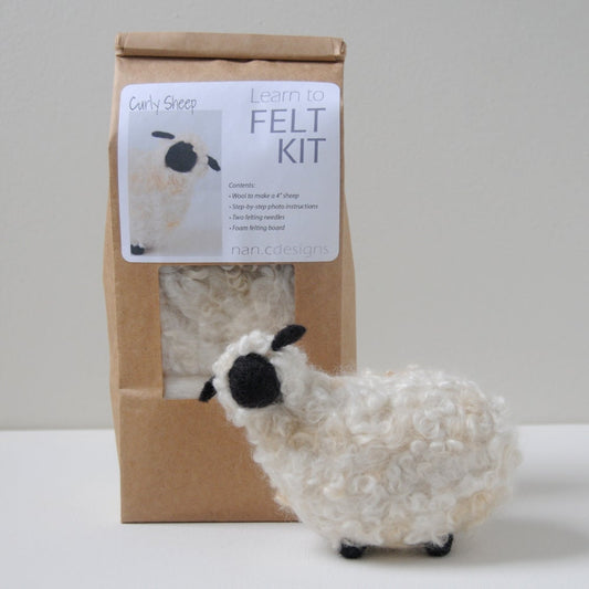 Sheep felting kit