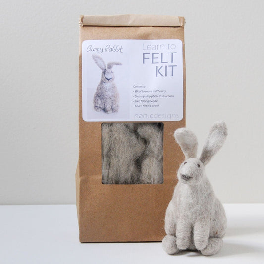 Bunny felting kit