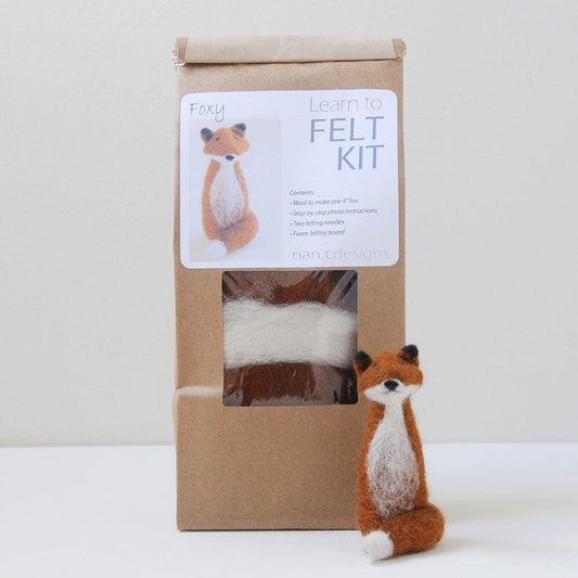 Felting Foxy felting kit