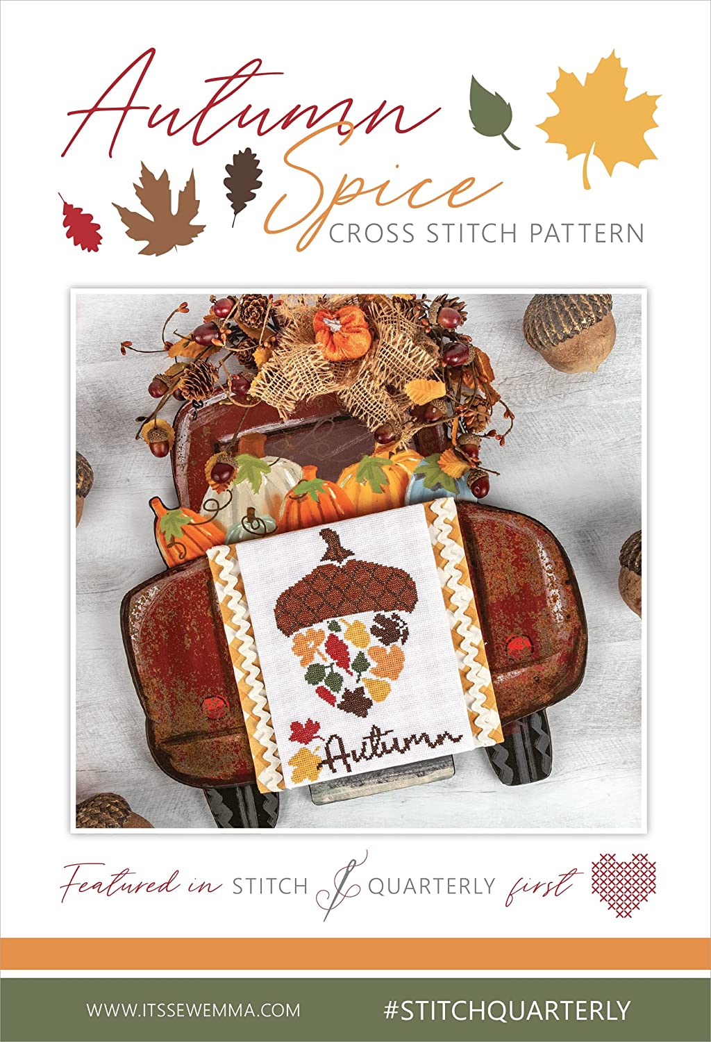 Autumn Spice counted cross stitch chart