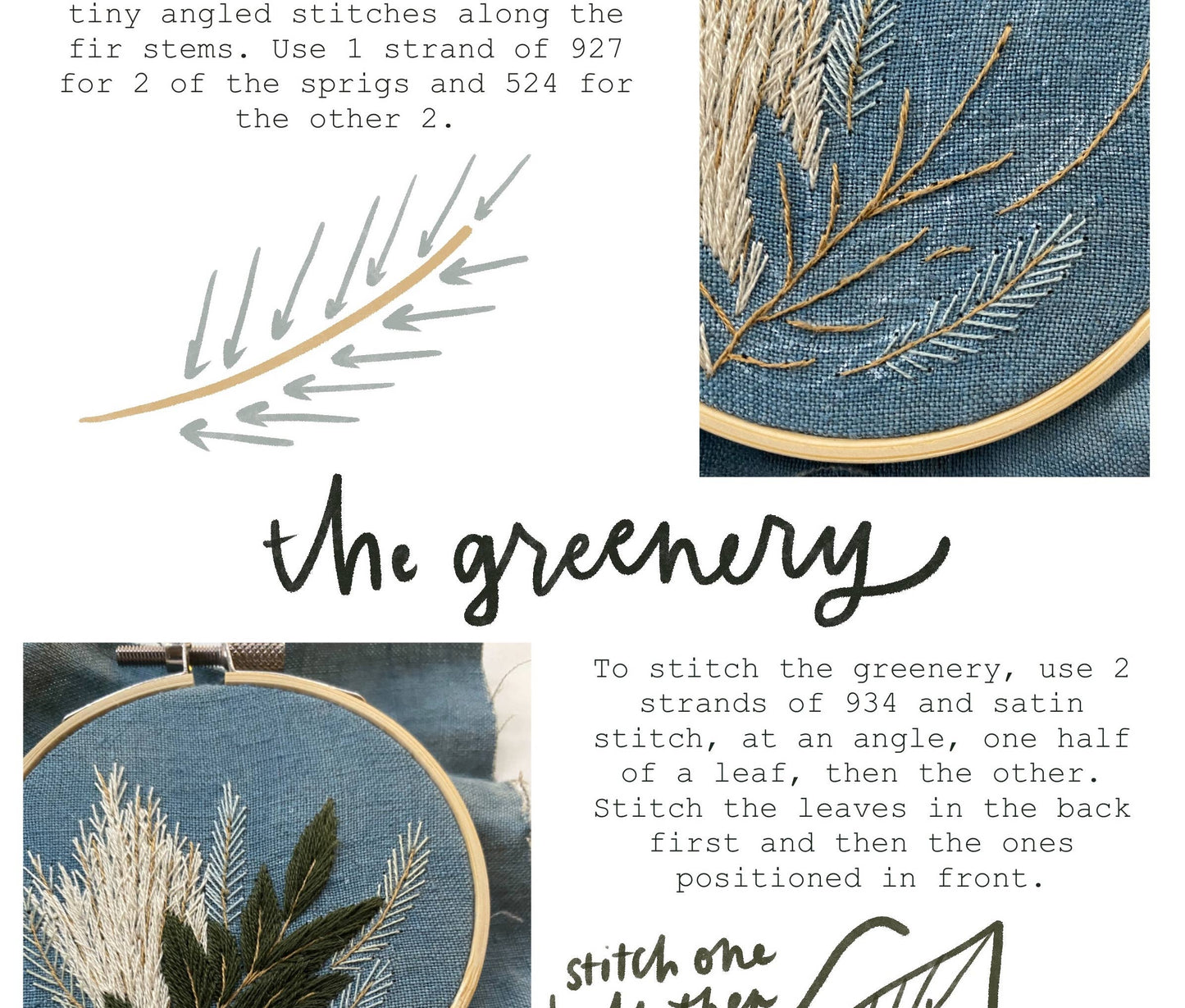 Pampas Grass and Circumstance embroidery kit