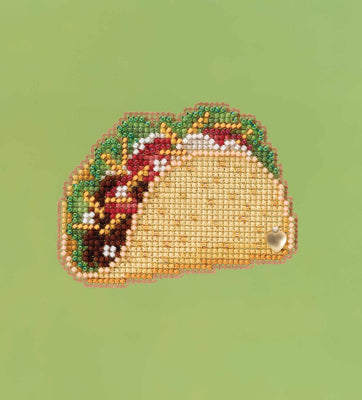 Taco counted cross stitch kit