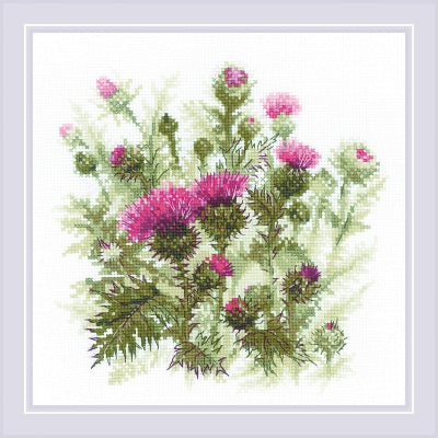 Thistle counted cross stitch kit