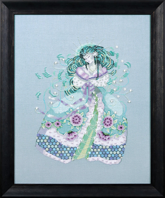 The Snow Maiden counted cross stitch chart
