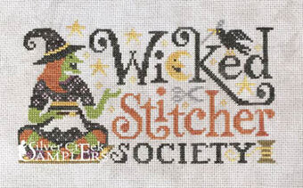 Wicked Stitcher Society counted cross stitch chart