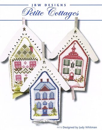 Petite Cottages counted cross stitch chart