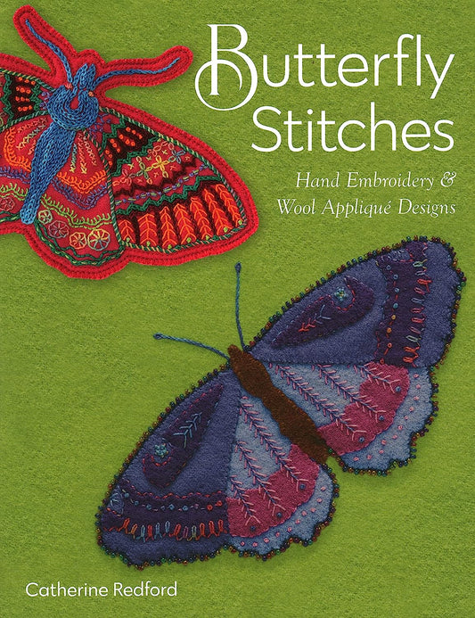 Butterfly Stitches wool appliqué book