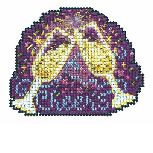 Cheers - Winter Holiday counted cross stitch kit
