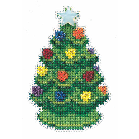 Ceramic Tree - Winter Holiday counted cross stitch kit