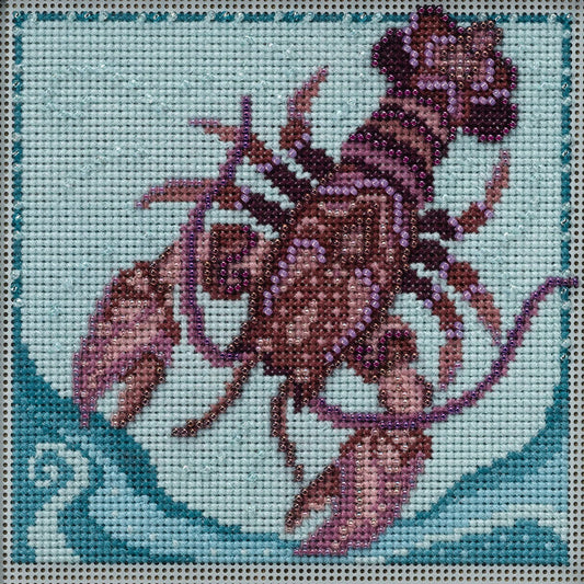 Lobster - Marine Life Quartet counted cross stitch kit