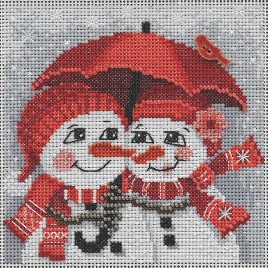 Winter Series Snow in Love counted cross stitch kit