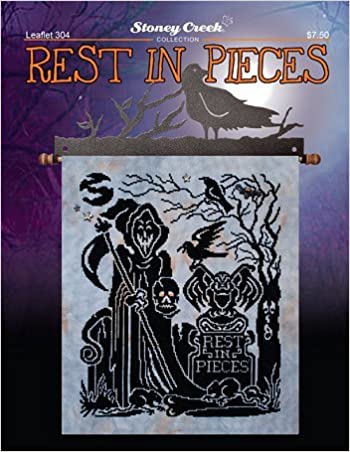 Rest in Pieces counted cross stitch chart
