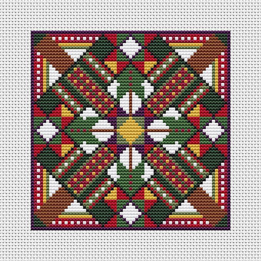 Tentmaker Smalls - December counted cross stitch chart
