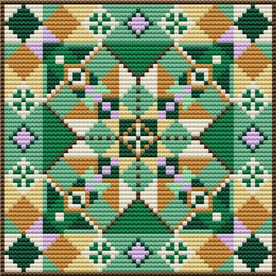 Tentmaker Smalls - March counted cross stitch chart