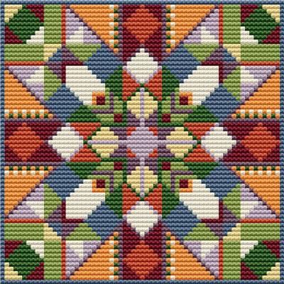 Tentmaker Smalls - August counted cross stitch chart