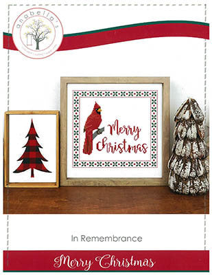 Merry Little Christmas counted cross stitch chart
