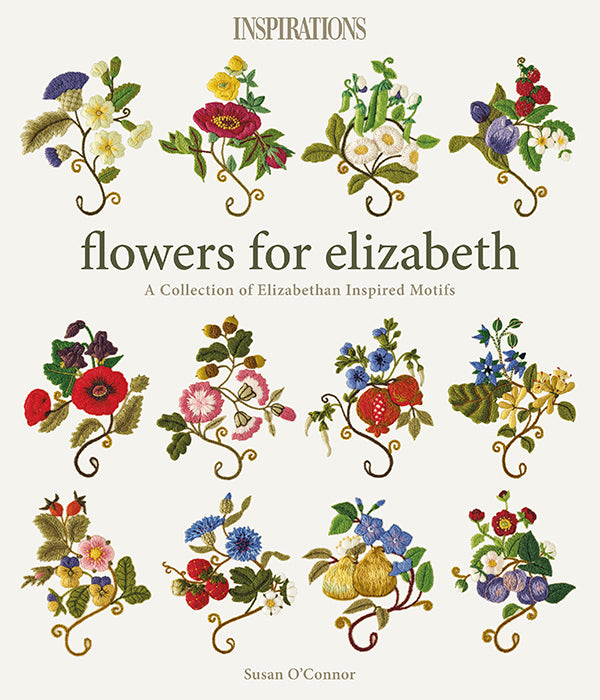 Flowers for Elizabeth embroidery book