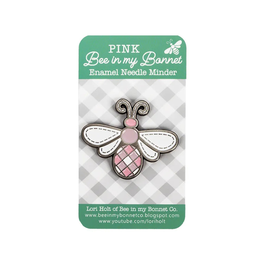 Pink Bee in my Bonnet Magnetic Needle Minder