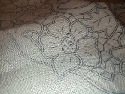 Rose Fringe Richelieu embroidery pattern