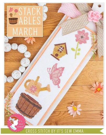 Stackables - March counted cross stitch chart