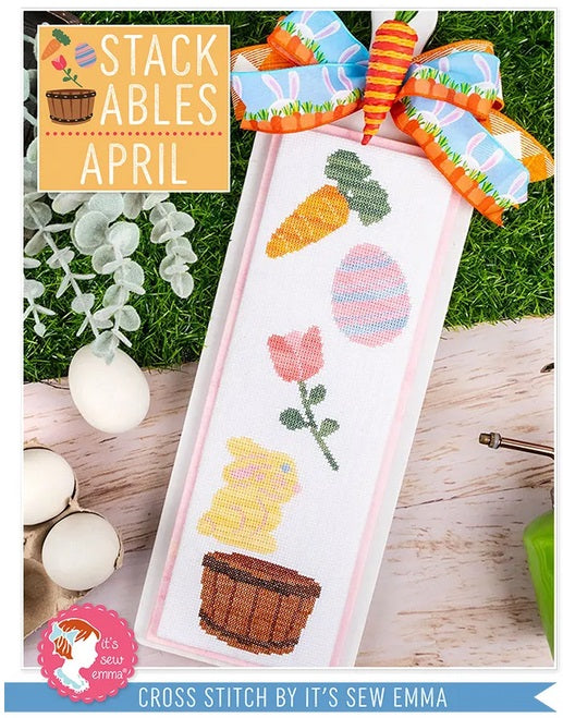 Stackables - April counted cross stitch chart
