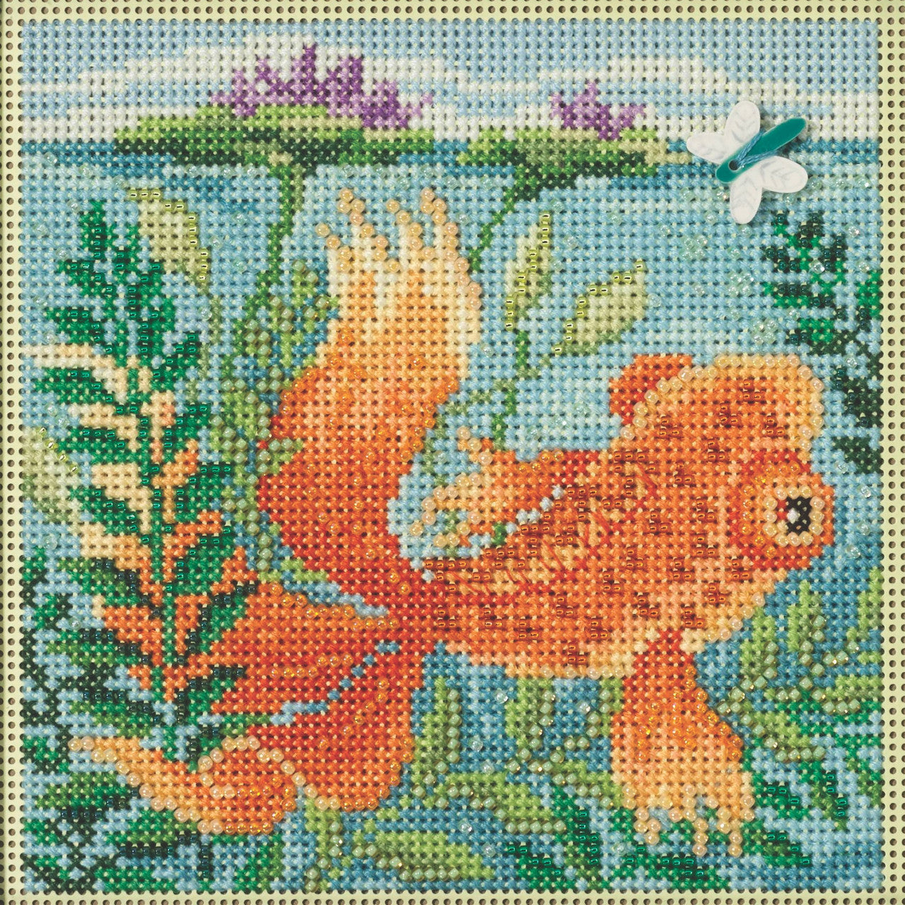 Buttons & Beads - Koi Pond counted cross stitch kit