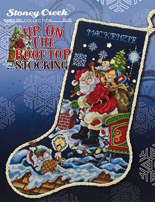 Up on the Rooftops Stocking counted cross stitch chart