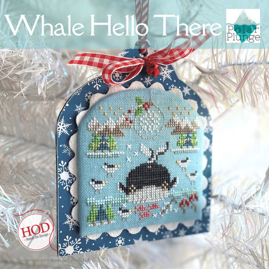 Polar Plunge Series - Whale Hello There counted cross stitch chart