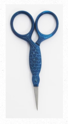 3.5" Blue Fish Scissors