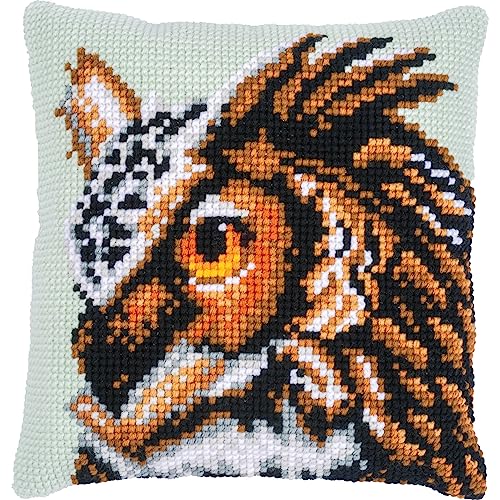 Owl Cushion - Cross Stitch on Canvas kit