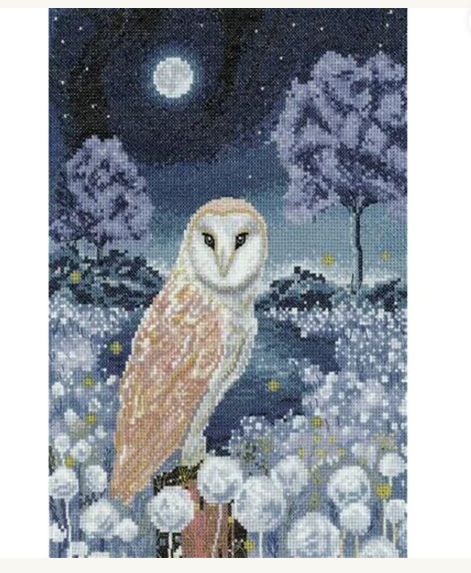 Into the Night counted cross stitch chart