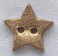 Gold Star Button - #86016