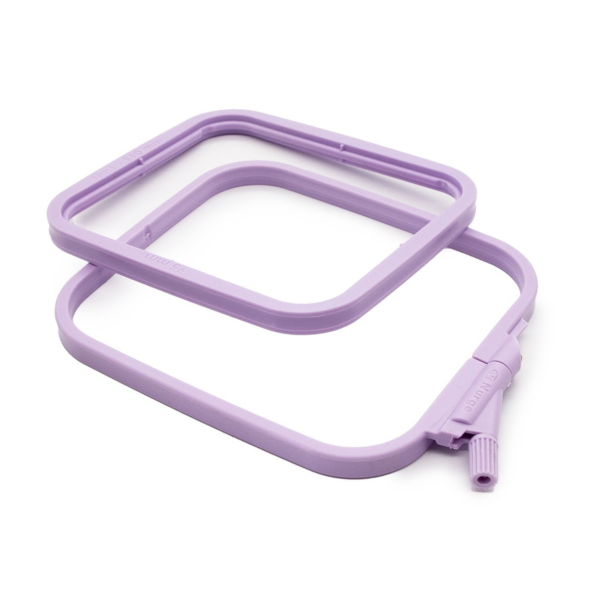8" x 9" Plastic Hoop Square - Pastel Lilac