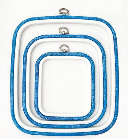 5" x 5.75" Flexi Hoop Square - Blue