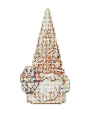 Rabbit Gnome counted cross stitch kit