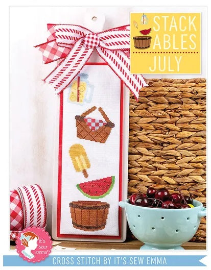 Stackables - July counted cross stitch chart