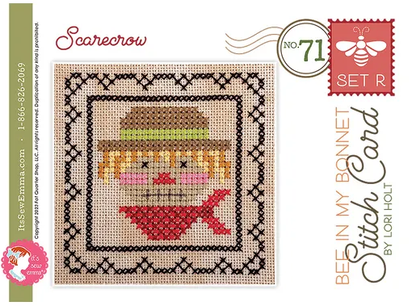 Bee in my Bonnet - Set R counted cross stitch chart