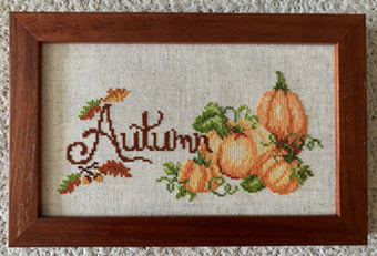 Autumn counted cross stitch chart