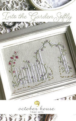 Into the Garden Softly counted cross stitch chart