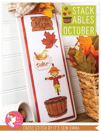 Stackables - October counted cross stitch chart