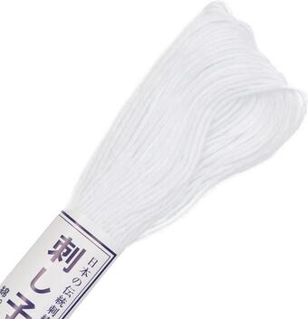White Sashiko Thread