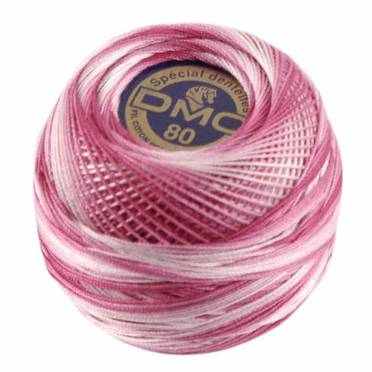 48 Variegated Pink – DMC #80 Brilliant Crochet Cotton