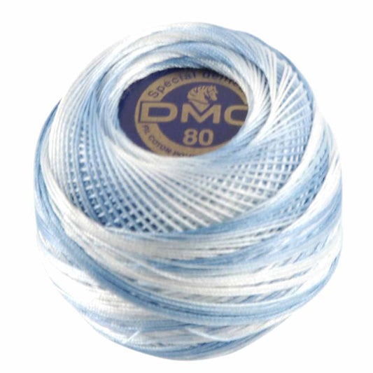 67 Variegated Baby Blue – DMC #80 Brilliant Crochet Cotton