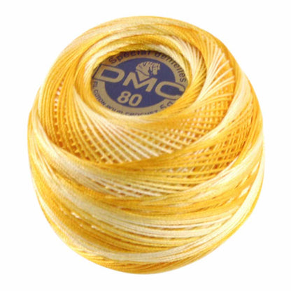90 Variegated Light Orange – DMC #80 Brilliant Crochet Cotton