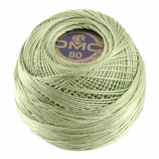 368 Light Pistachio Green – DMC #80 Brilliant Crochet Cotton