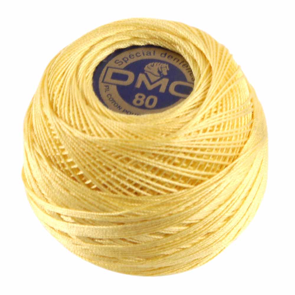 744 Pale Yellow – DMC #80 Brilliant Crochet Cotton